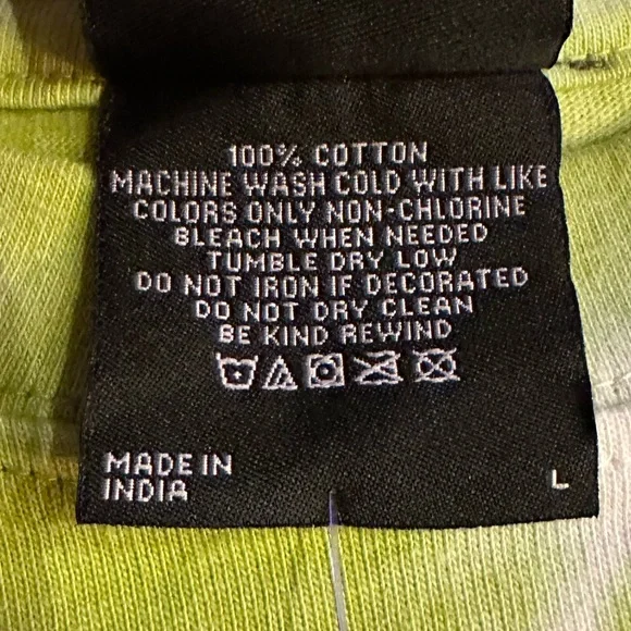 Tie-Dye Graphic Tee - Green and Orange - Picture 6 of 12